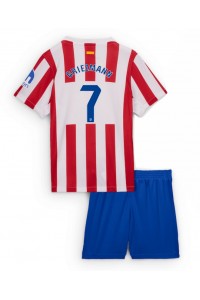 Atletico Madrid Antoine Griezmann #7 Babyklær Hjemme Fotballdrakt til barn 2025-26 Korte ermer (+ Korte bukser)